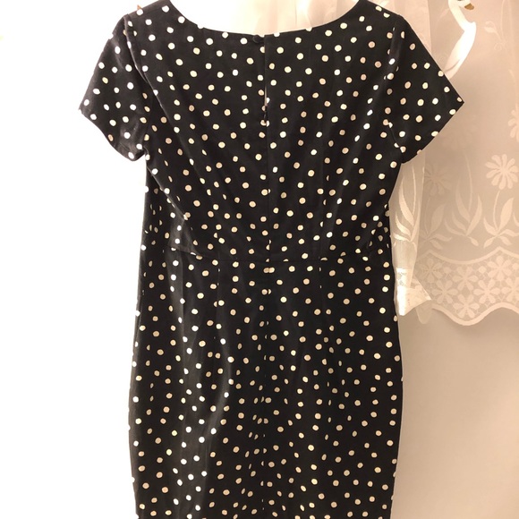 Seraphine Polka Dot Cotton Sateen Maternity Dress - Picture 4 of 4